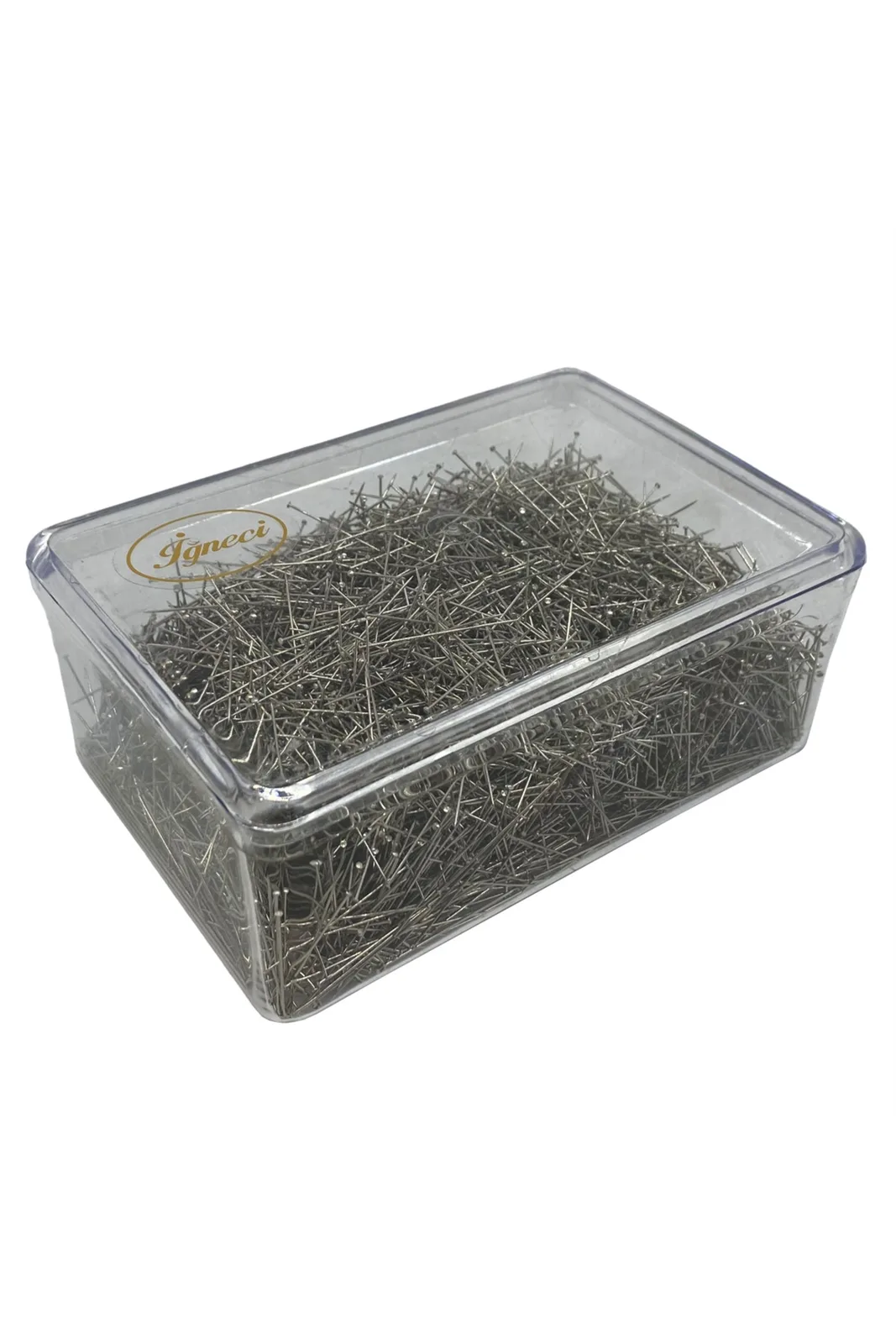 Moonstar Çelik Terzi Toplu İğnesi 500 Gram şeffaf kutuda