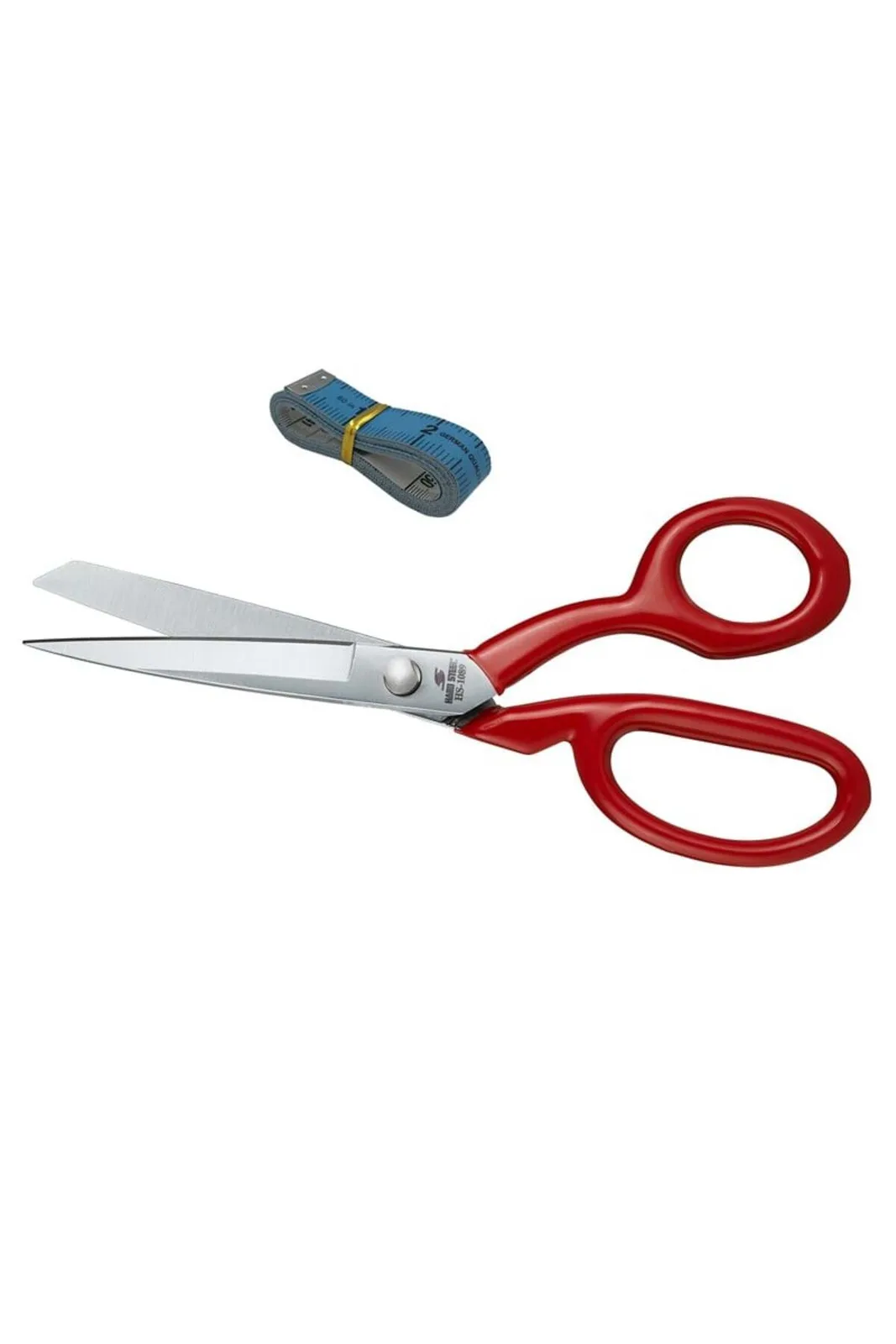 Hard Steel Brezilya Mundial Somunlu Terzi Makası 9 İnç 23cm HS-1099 mezuralı set önden