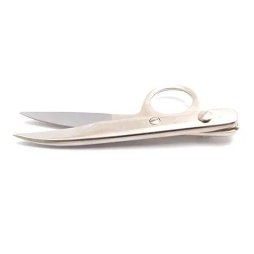 Lina İplik Temizleme Makası Metal 266-4.5 yandan görünüm, kapalı ağız
