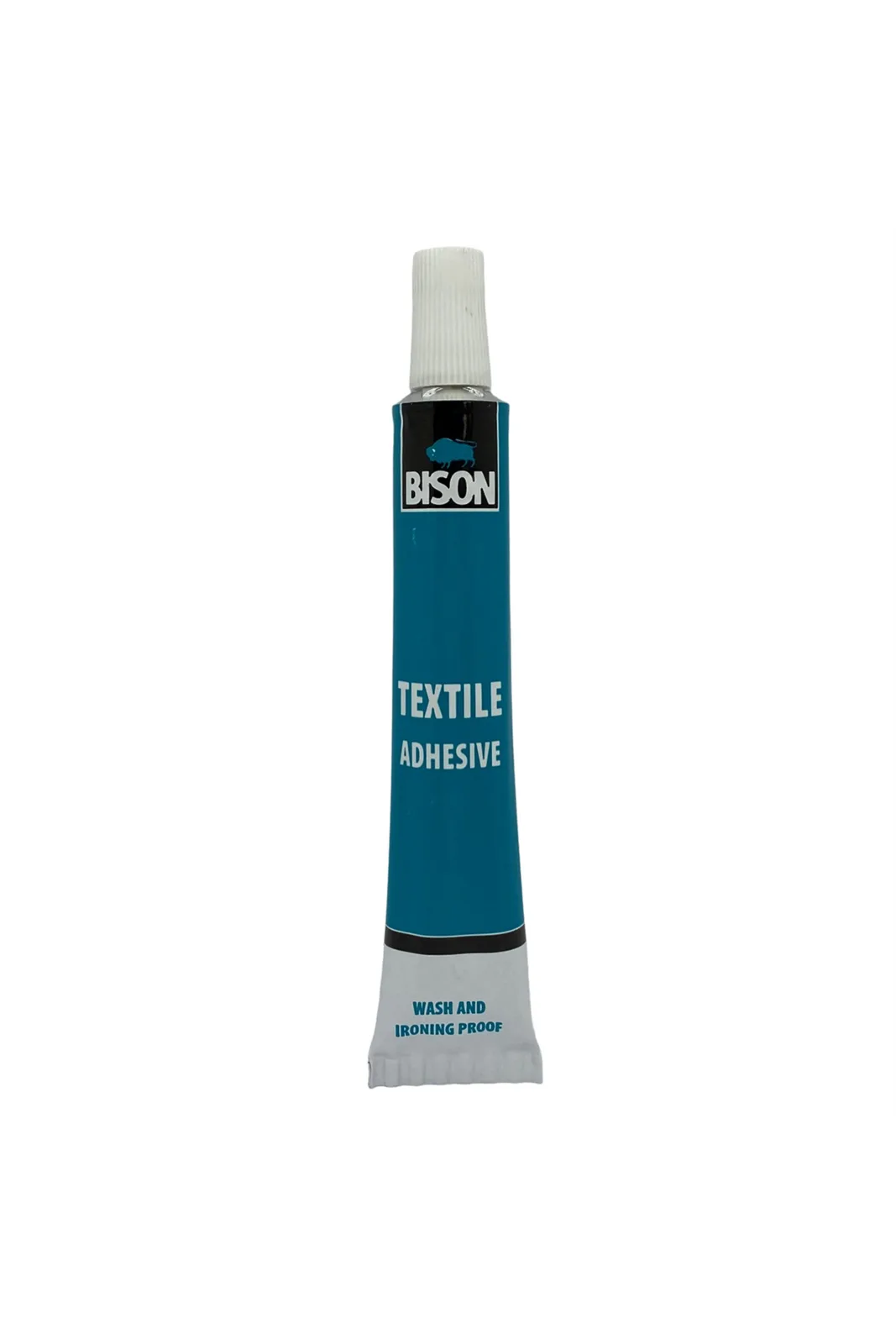 Bison Tekstil Yapıştırıcısı Beyaz 25 ml tüp ön yüzü