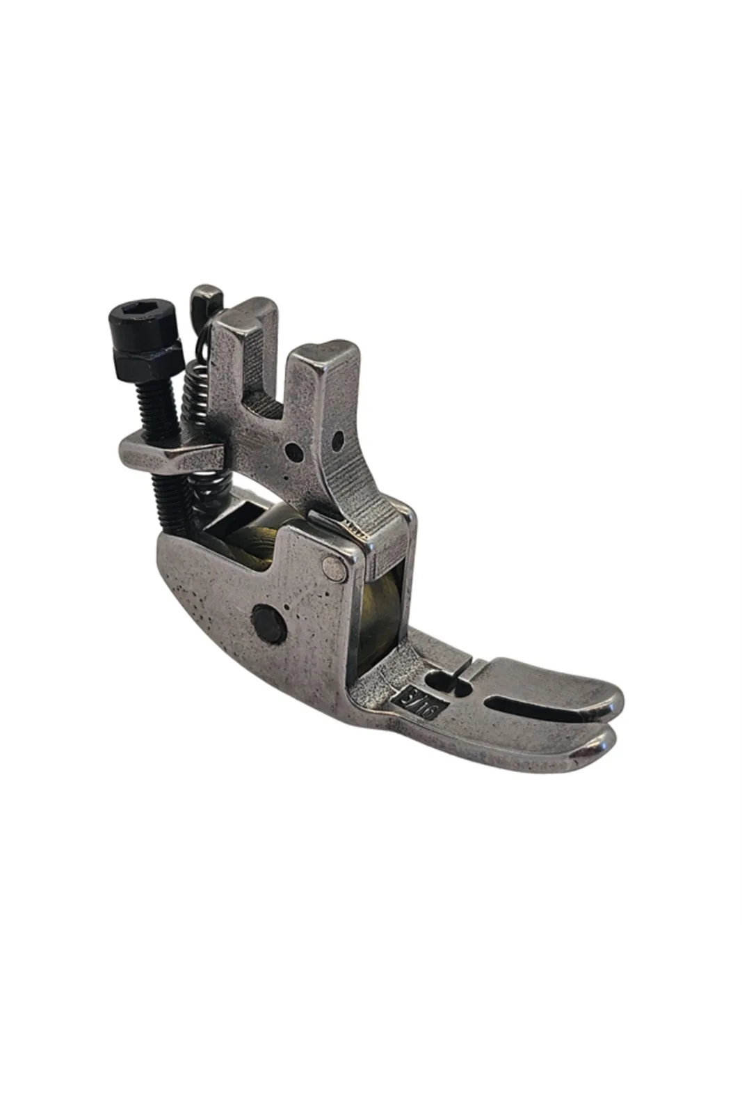 Hard Steel Düz Dikiş Makinesi Bıçaklı Sarı Teker Ayak HS-GL20 3/16" önden
