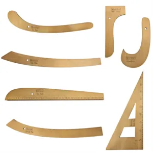 Moonstar Ahşap Riga Cetvel Takım (7 Parça)