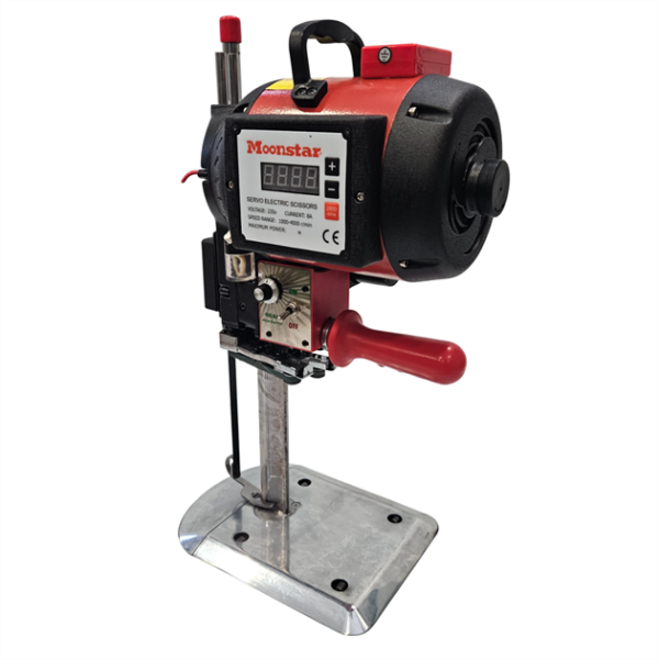 Dik Kumaş Kesim Motoru 1600W 4000 Devir Kırmızı-Siyah Kafa  / PLS-988 8İNÇ - Konfeksiyon Sepeti