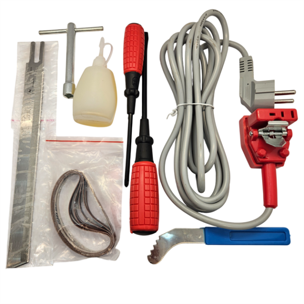 Dik Kumaş Kesim Motoru 1600W 4000 Devir Kırmızı-Siyah Kafa  / PLS-988 8İNÇ - Konfeksiyon Sepeti