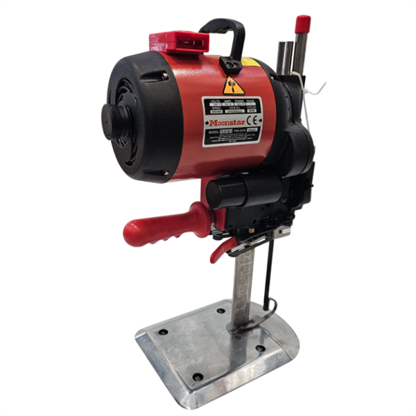 Dik Kumaş Kesim Motoru 1600W 4000 Devir Kırmızı-Siyah Kafa  / PLS-988 8İNÇ - Konfeksiyon Sepeti