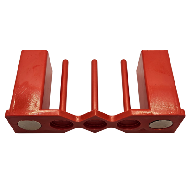 Dikiş Makinesi Mıknatıslı Masura Koyma Aparatı 3’Lü Çift Kutulu Kırmızı - Konfeksiyon Sepeti