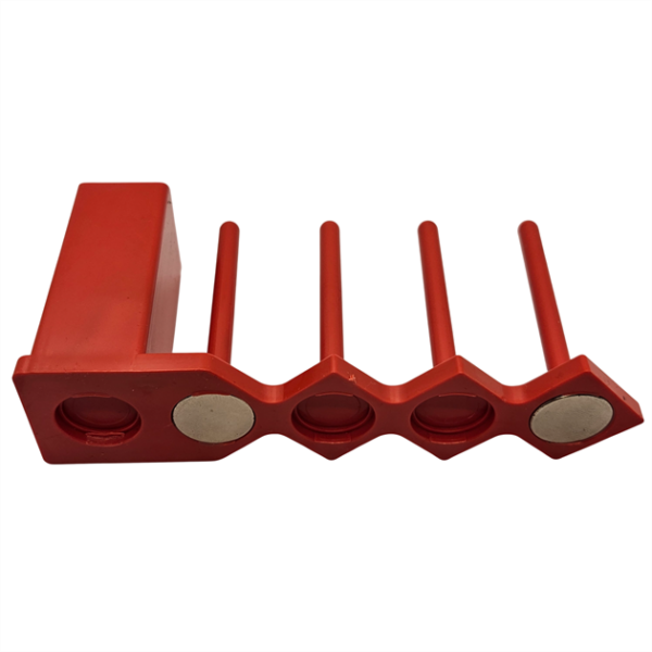 Dikiş Makinesi Mıknatıslı Masura Koyma Aparatı 4’Lü Tek Kutulu Kırmızı - Konfeksiyon Sepeti