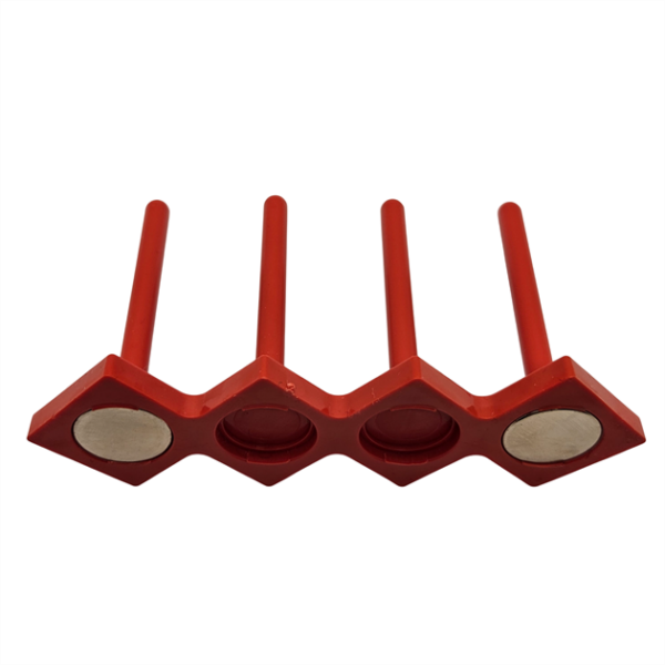 Dikiş Makinesi Mıknatıslı Masura Koyma Aparatı 4’Lü Kırmızı - Konfeksiyon Sepeti