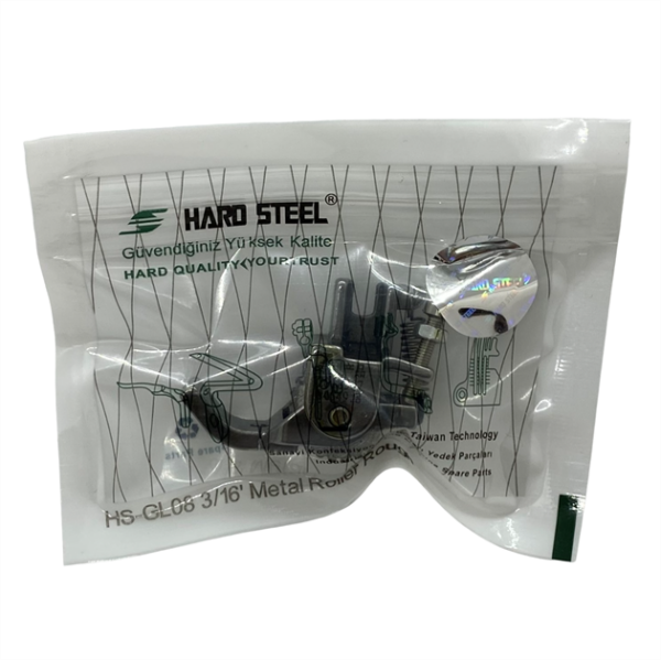 Düz Makine Fitil Metal Teker Ayak / HS-GL08 3/16 - Konfeksiyon Sepeti