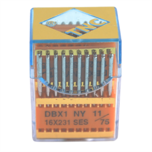 Düz Makine İnce Dip Yanmaz Dikiş İğnesi / DBX1 SES PVD 11/75 100ADET - Konfeksiyon Sepeti