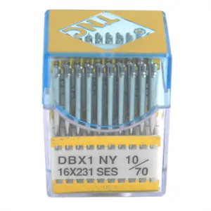 Düz Makine İnce Dip Yanmaz Dikiş İğnesi / DBX1 SES PVD 10/70 100ADET - Konfeksiyon Sepeti
