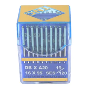 Düz Makine İnce Dip Yanmaz Dikiş İğnesi / DBXA20 (DBX1) SES PVD 19/120 100ADET - Konfeksiyon Sepeti