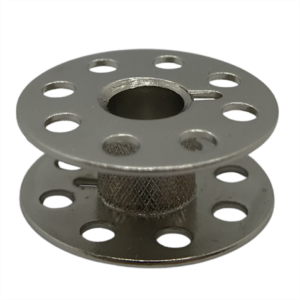 Düz Makine Metal Beyaz Tırnaklı-İçi Tırtıklı Masura / 270010QWS - Konfeksiyon Sepeti