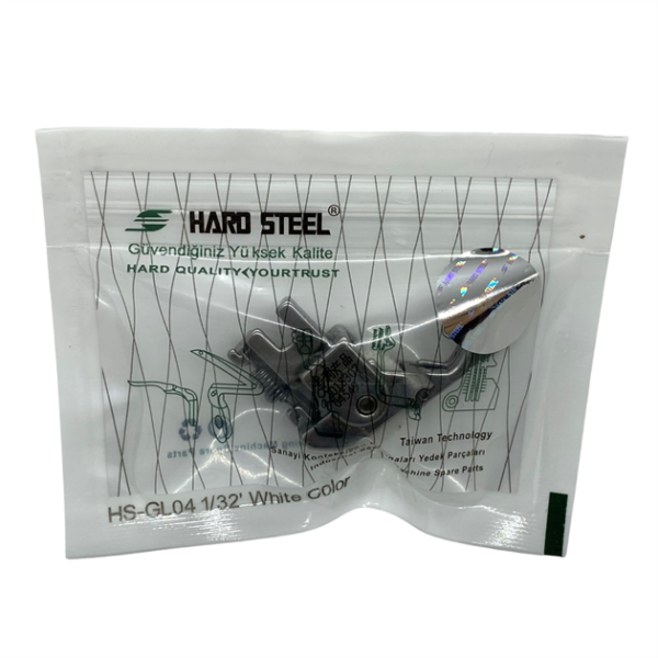 Düz Makine Sp-18 Model Tırnaklı Çima Beyaz Teker Ayak / HS-GL04 1/32 - Konfeksiyon Sepeti