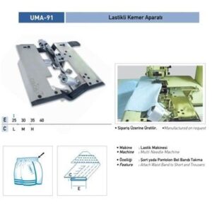 Eşofman Bel Lastik Apara Set 30Mm / UMA-91 - Konfeksiyon Sepeti