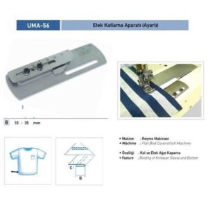 Etek Katlama Aparatı Ayarlı / UMA-56 - Konfeksiyon Sepeti