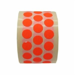 Etiketleme Makinesi Nokta Etiket Turuncu - Konfeksiyon Sepeti