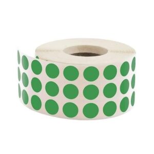 Etiketleme Makinesi Nokta Etiket Yeşil - Konfeksiyon Sepeti