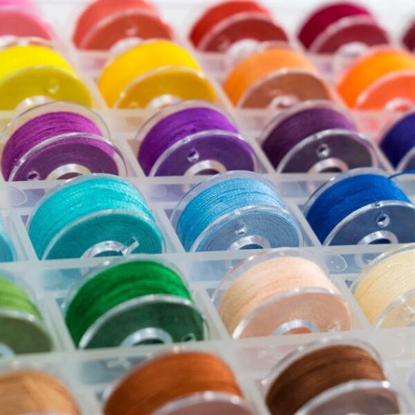 Ev Tipi Aile Dikiş Makinesi 36 Lı Şeffaf Masura Saklama Kutusu - Konfeksiyon Sepeti