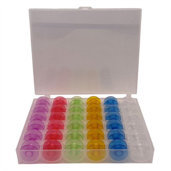 Ev Tipi Aile Dikiş Makinesi Plastik Geniş Masura Renkli (Kutulu) / HM2518M 36 Adet - Konfeksiyon Sepeti