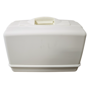 Ev Tipi Aile Dikiş Makinesi Plastik Taşıma Çantası (Krem) - Konfeksiyon Sepeti