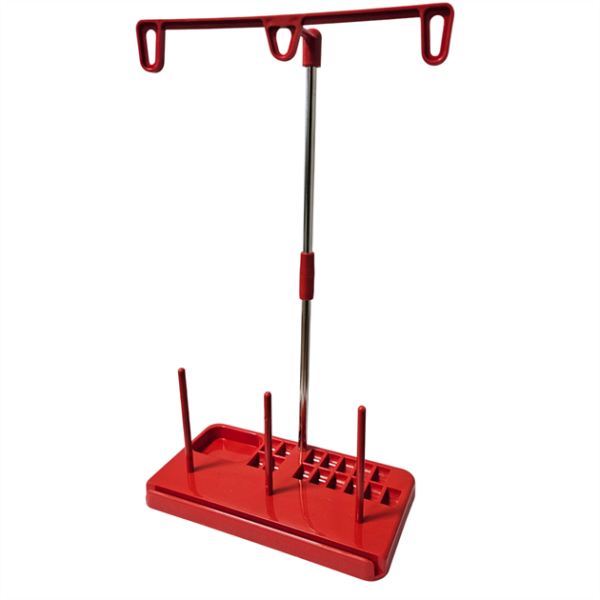 Ev Tipi Dikiş Makinesi Kırmızı Plastik Çardak Seti (Metal Borulu) / TS-500 - Konfeksiyon Sepeti