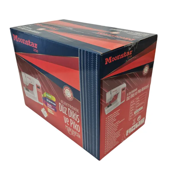 Moonstar Ev Tipi Elektronik Düz Dikiş Makinesi 200 Desen  / Model 2720