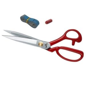 Kırmızı Saplı Paslanmaz Çelik Somunlu 9İnç Makas /  HS-1094 (9) - Konfeksiyon Sepeti