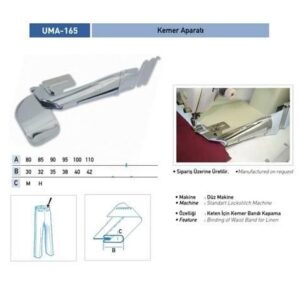 Lastikli Kemer Apara 70Mm-25Mm / UMA-165 - Konfeksiyon Sepeti