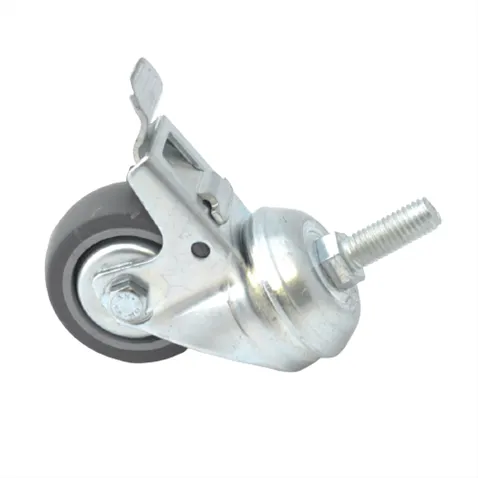 Makine Tekerleği Küçük Frenli Teker / 50X17 M10 - Konfeksiyon Sepeti