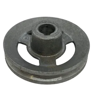 Akyüz makine BDR Motor Alüminyum Düz Kasnak 80mm – kasnak (kayış kasnağı)