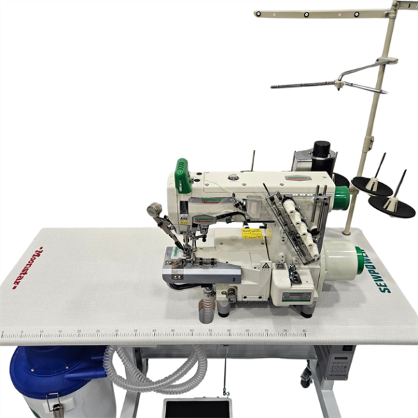 Otomatik Soldan Bıçaklı Regulalı Reçme Dikiş Makinesi / SP-787-N600 - Konfeksiyon Sepeti