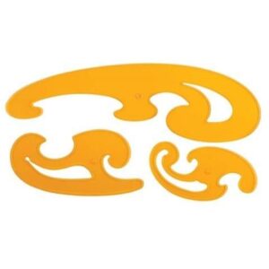 Pistole Modelist Cetvel Takımı 3 Parça / 028 - Konfeksiyon Sepeti