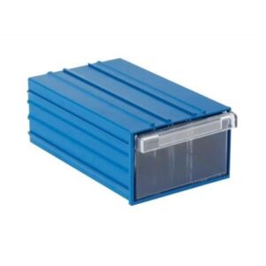 Plastik Çekmece Mavi Şeffaf 123X200x80mm / 120 20Adet - Konfeksiyon Sepeti