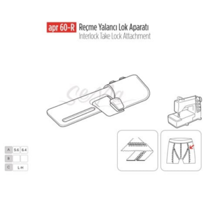 Reçme Yalancı Lock Ayarlı Apara 5.6 – 6.4Mm / APR 60-R - Konfeksiyon Sepeti