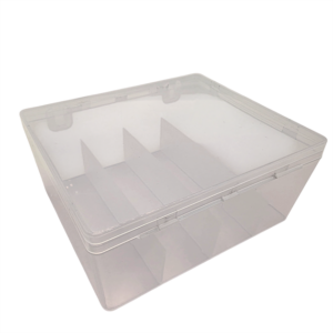 Şeffaf Plastik Kilitli Aksesuar Kutusu - Konfeksiyon Sepeti