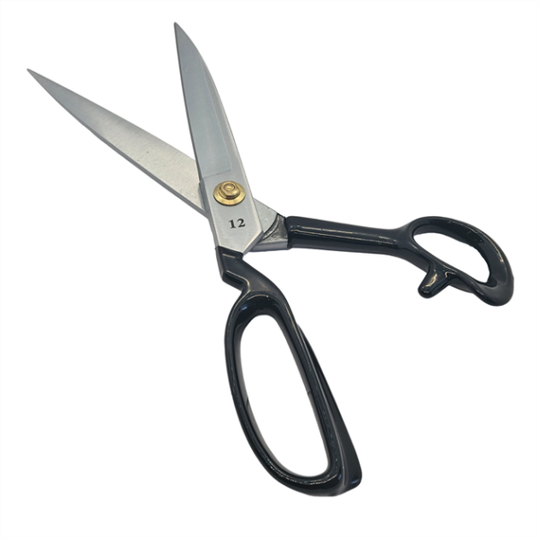 Siyah Saplı Paslanmaz Çelik 12İnç Sol El Makas / HS-12L  (12) Left Hand - Konfeksiyon Sepeti