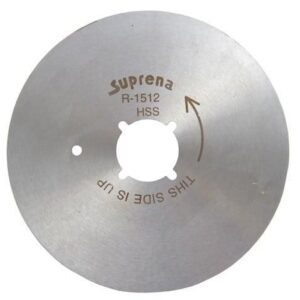 Suprena Yuvarlak Kumaş Kesim Motor Bıçak / R1512(R) HSS (KMSHSS1512) - Konfeksiyon Sepeti