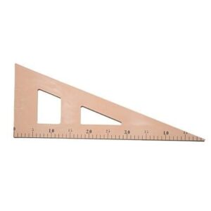 Taba Plastik Büyük Gönye Riga Cetvel - Konfeksiyon Sepeti