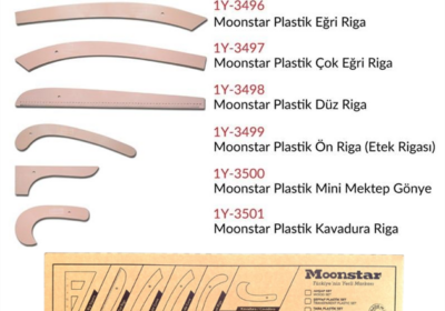 Moonstar Taba Plastik Riga Cetvel Takım (7 Parça Kutulu)