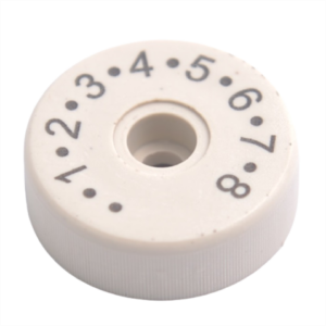 Typical GC-302/303 Plastik 8 Haneli Beyaz Numaratör / LXF-81198 - Konfeksiyon Sepeti