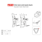 Üstten Gelen Ayarlı Lastik Apara 35Mm/APR81-0(A) 1 Ustten-Gelen-Ayarli-Lastik-Apara-35MmAPR-d778.png