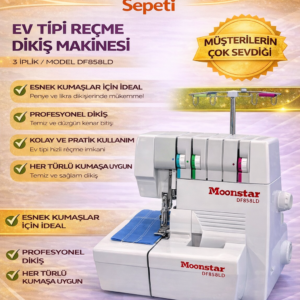 Ev Tipi 3 İp Reçme Dikiş Makinesi / DF858LD
