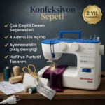 Moonstar 990P dikiş makinesi ve aksesuarlar