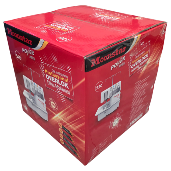 Ev Tipi Çok Fonksiyonlu Profesyonel Overlok Dikiş Makinesi 2-3-4 İplik / Model 520 | Konfeksiyon Sepeti