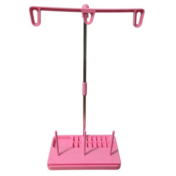 Ev Tipi Dikiş Makinesi Pembe Plastik Çardak Seti (Metal Borulu) / TS-500 | Konfeksiyon Sepeti