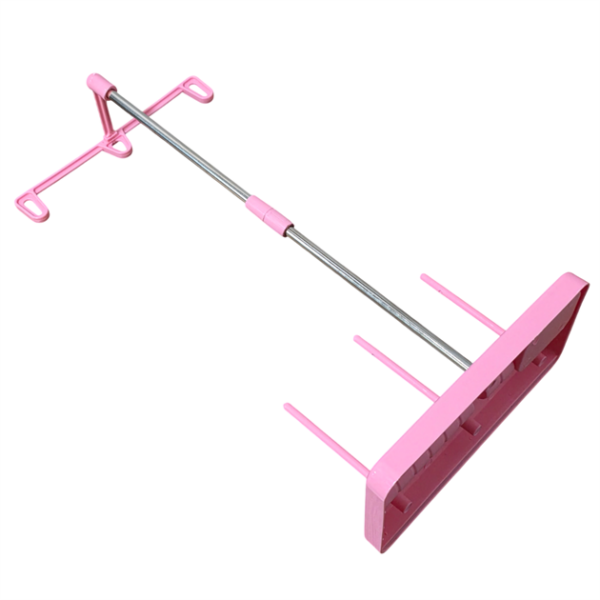 Ev Tipi Dikiş Makinesi Pembe Plastik Çardak Seti (Metal Borulu) / TS-500 | Konfeksiyon Sepeti