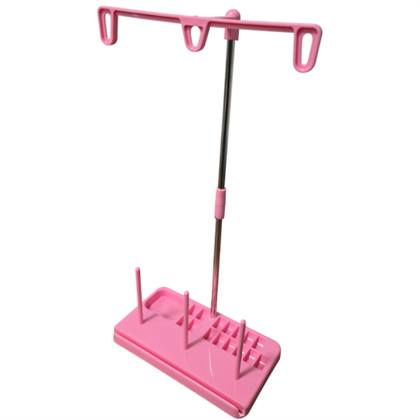 Ev Tipi Dikiş Makinesi Pembe Plastik Çardak Seti (Metal Borulu) / TS-500 | Konfeksiyon Sepeti