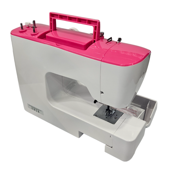 Ev Tipi Düz Dikiş Makinesi 36 Desenli Pembe / Model 990P | Konfeksiyon Sepeti