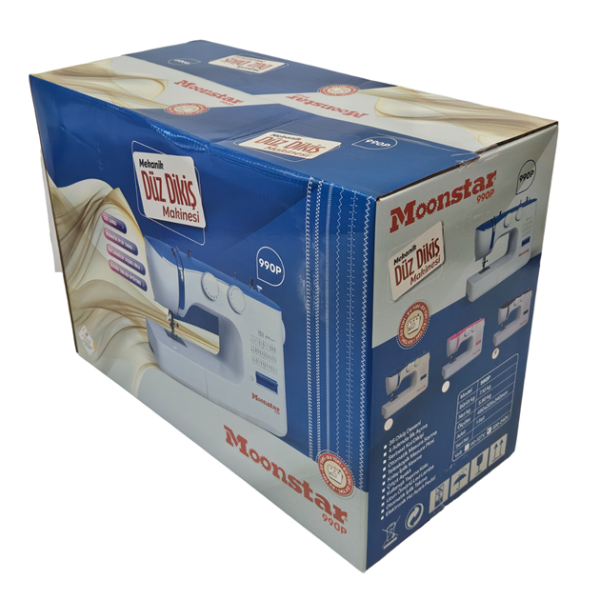 Ev Tipi Düz Dikiş Makinesi 36 Desenli Mor / Model 990P | Konfeksiyon Sepeti